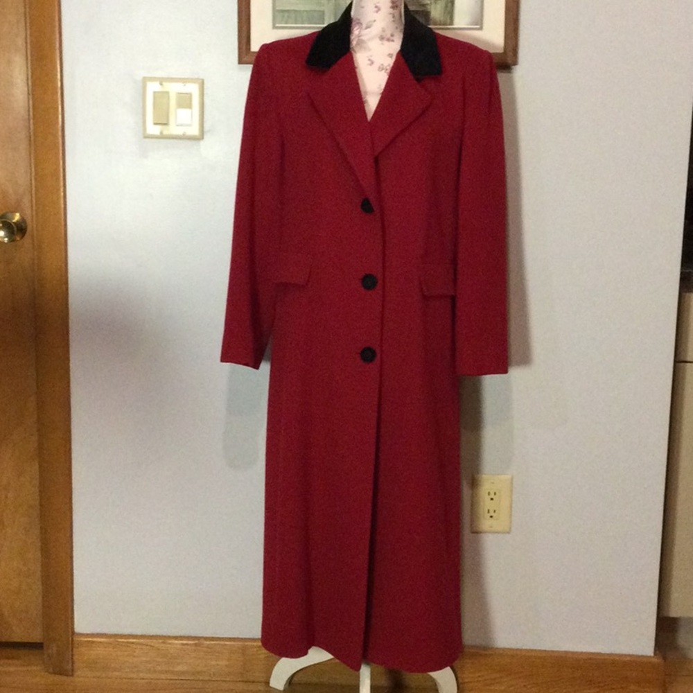 Mario De Pinto Red Wool Coat